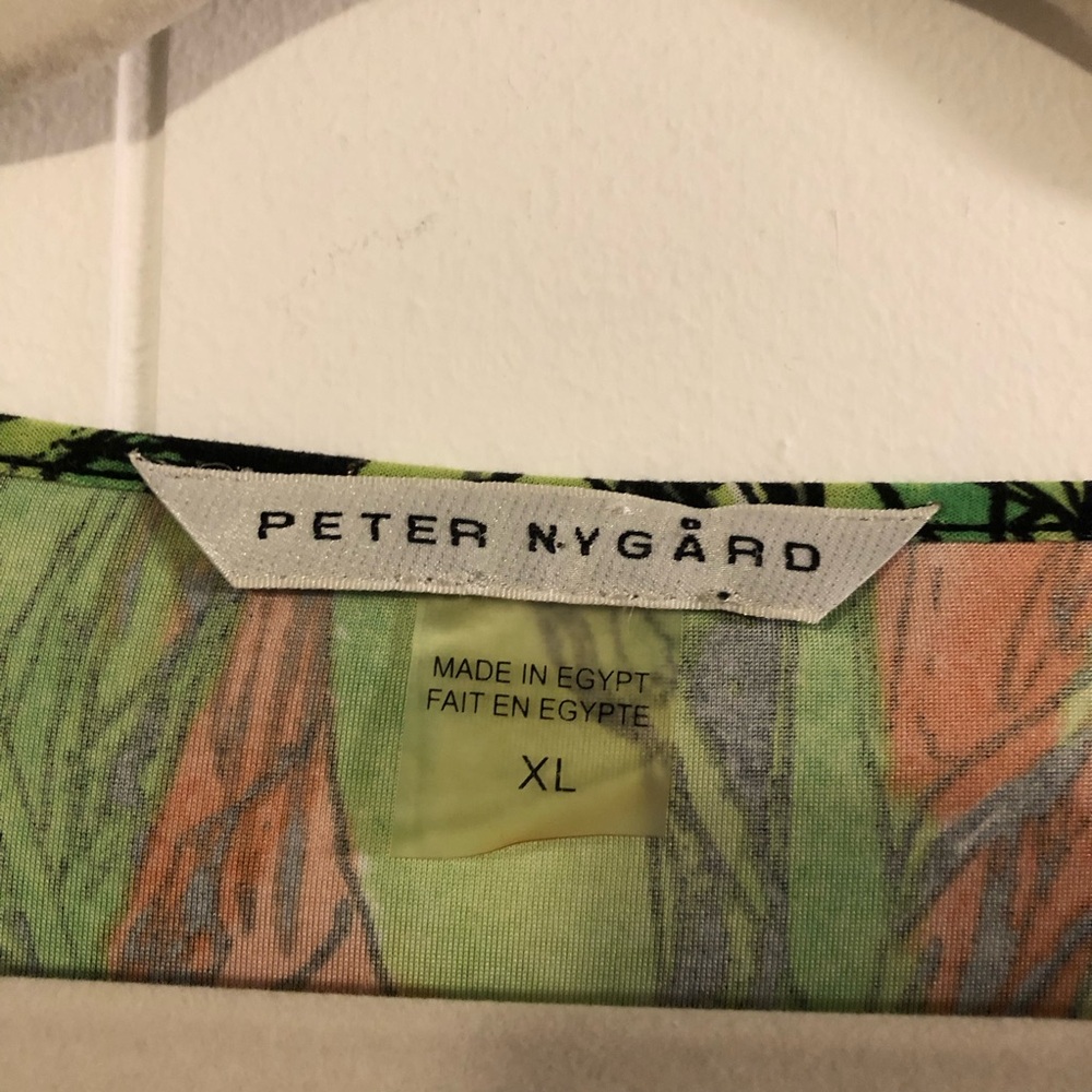 Peter Nygard Multicolor Floral Cowl-Neck Sleeveless Top XL - Picture 3 of 5